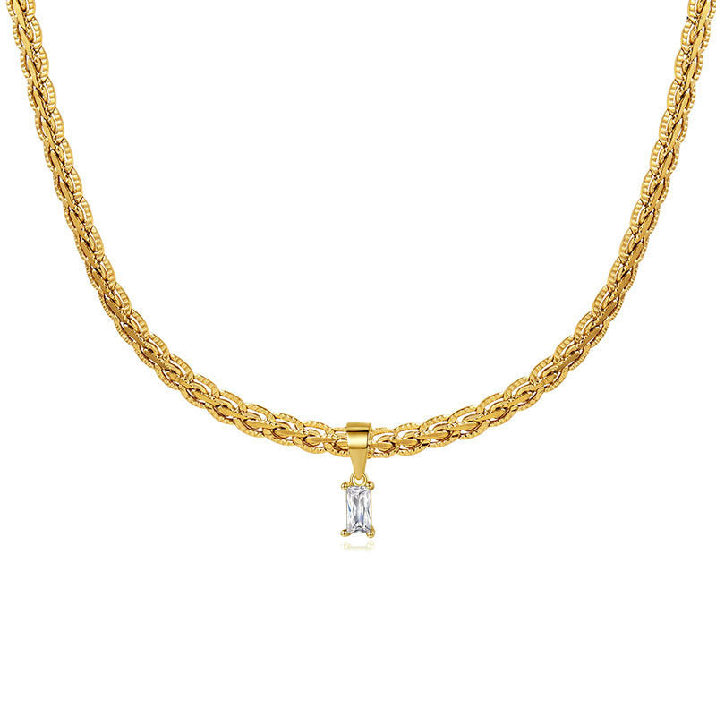 18k Genuine Gold Plated Angel Pendant Necklace