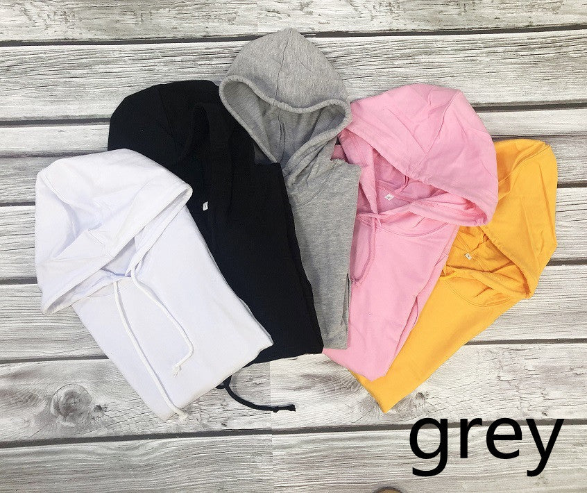 Happy Mind Happy Life Casual Hooded Pocket Sweatshirt