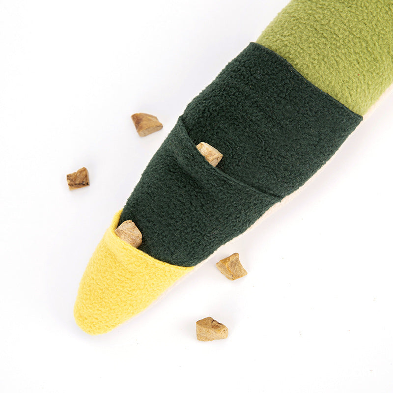 Pet Sniffing Snake Toy Dog Puzzle Hidden Food