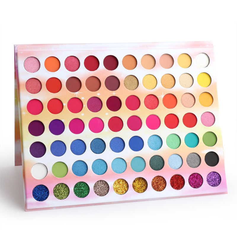 70 Colors Matte Glitter Metal Waterproof Eyeshadow Palette