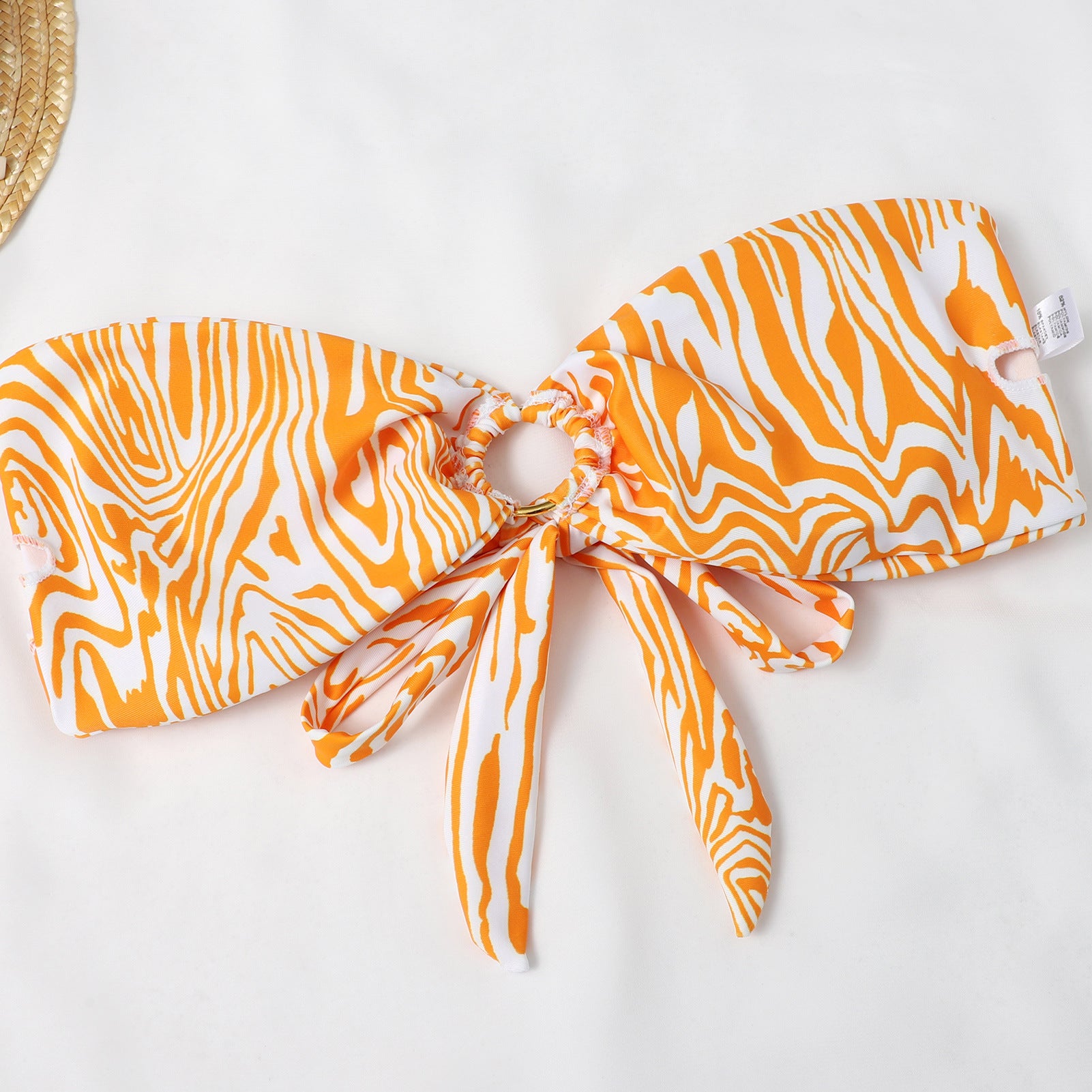 European And American Zebra Print Bikini