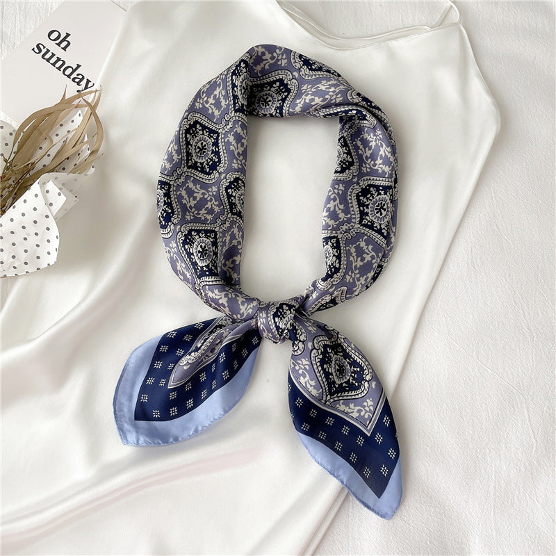 Luxury Wind Square 70cm Thin AutumnWinter Scarf