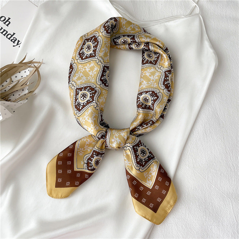 Luxury Wind Square 70cm Thin AutumnWinter Scarf