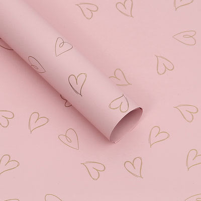 Waterproof Rose Flower Bouquet Wrapping Paper