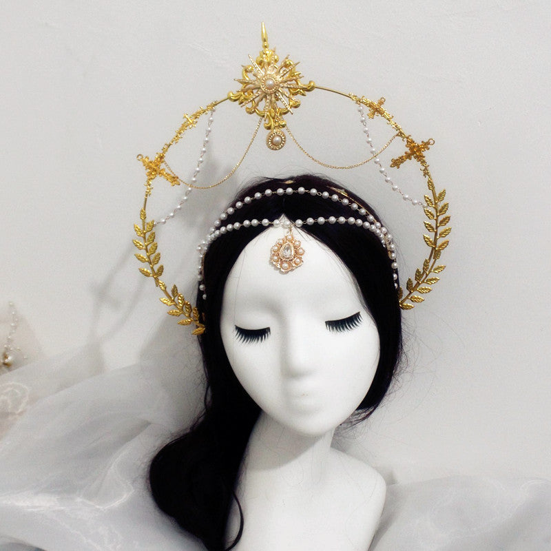 Virgin Crown Crown Material Pack Christmas Birthday Catwalk Headdress