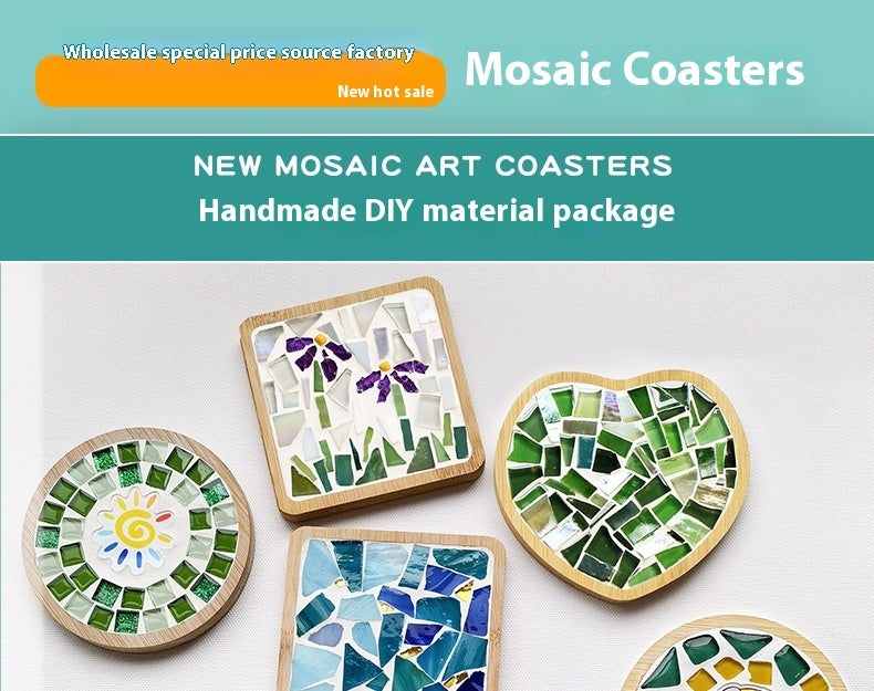 Mosaic Coaster Diy Material Package