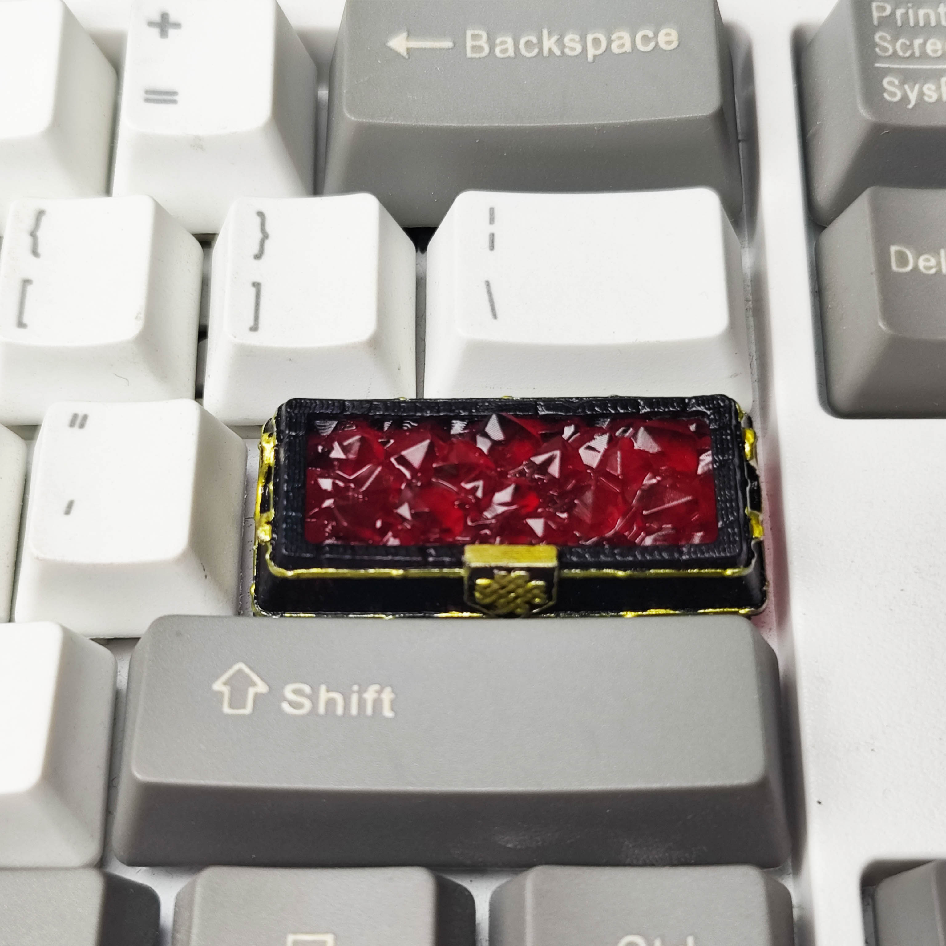 Fashion Mechanical Keyboard Flame Crystal Keycap