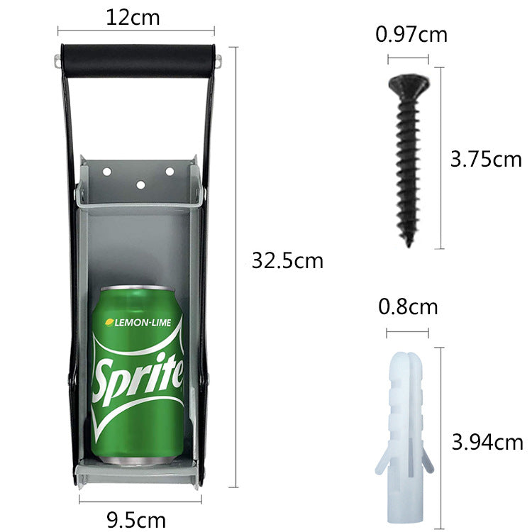 Wall-Mounted Hand Pull Cans Can Pressing Machine Shrink Flattening Device