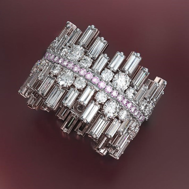 Irregular Luxury Micro Neira Ed Zirconium Ring