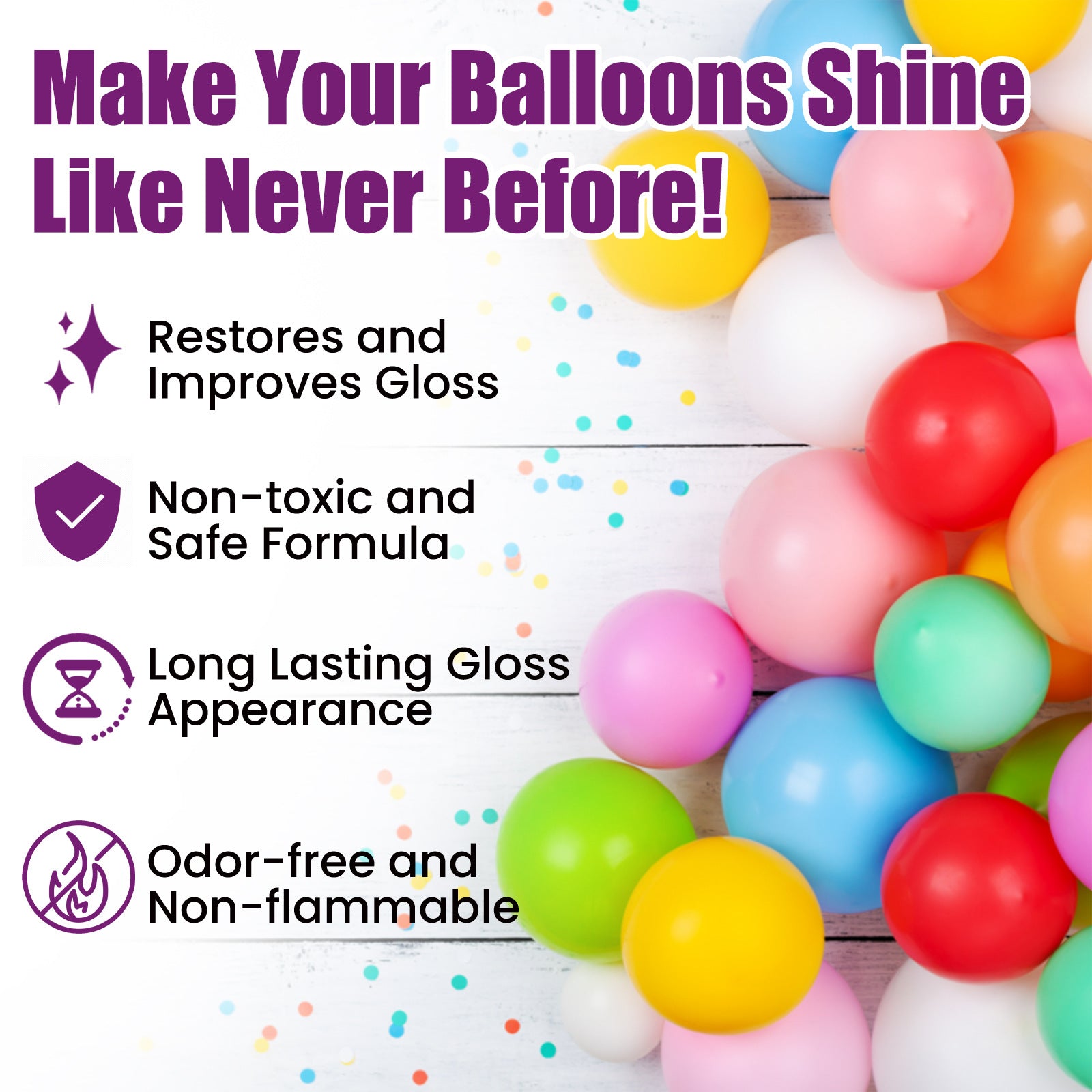Balloon Atmosphere Gloss Spray Lasting Shining