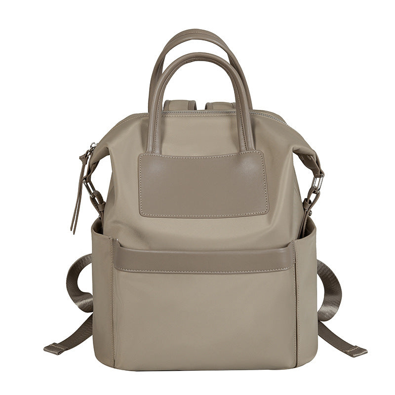 Women's Casual Backpack With Hand-Hold Design Lightweight And Waterproof Commuting Travel Computer Bag Large Capacity Handbag