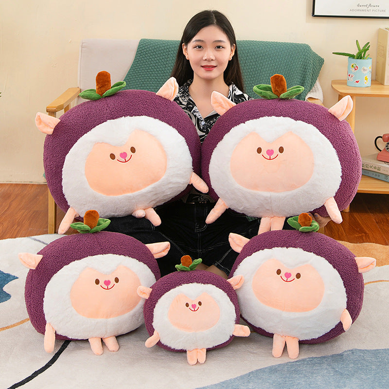 Mangosteen Lamb Puppet Doll Couch Pillow