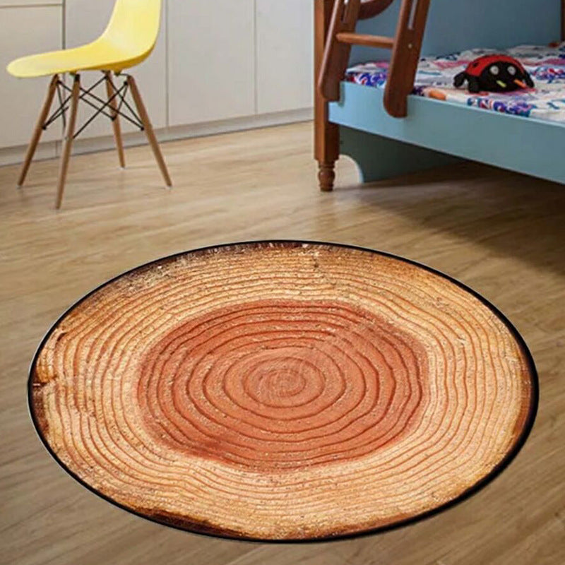 3D Super Soft Cartoon Round Rug Living Room Yoga Mat