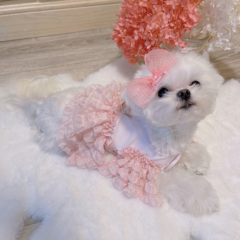 Dog Breathable Thin Vest Type Chest Strap