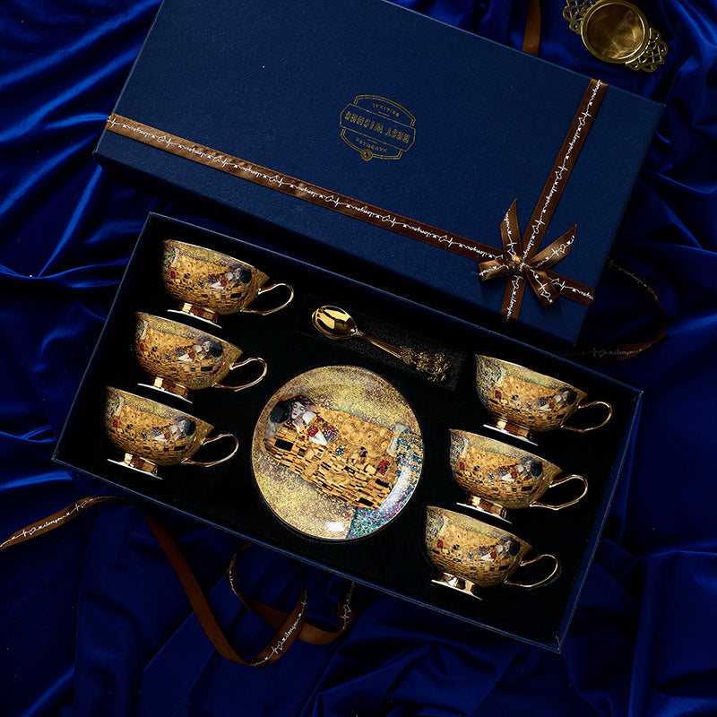 Coffee Cup High-end Exquisite Ceramic Bone High-Grade Afternoon Tea Suit Design