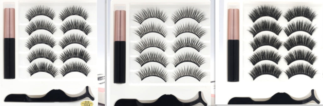 Five Pairs of Magnet Eyelashes