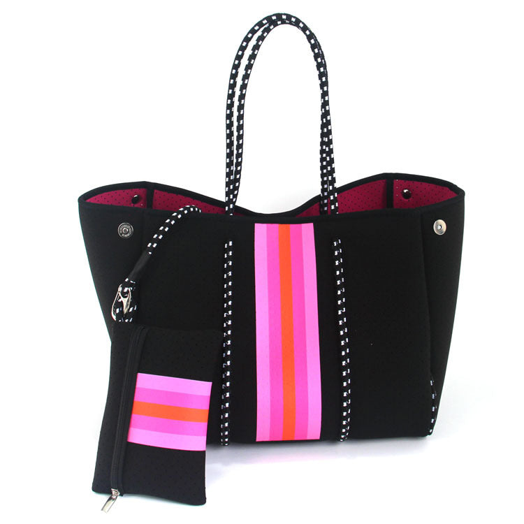 European And American Fashion Beach Bag Fashion Large-Capacity Shoulder Bag Neoprene