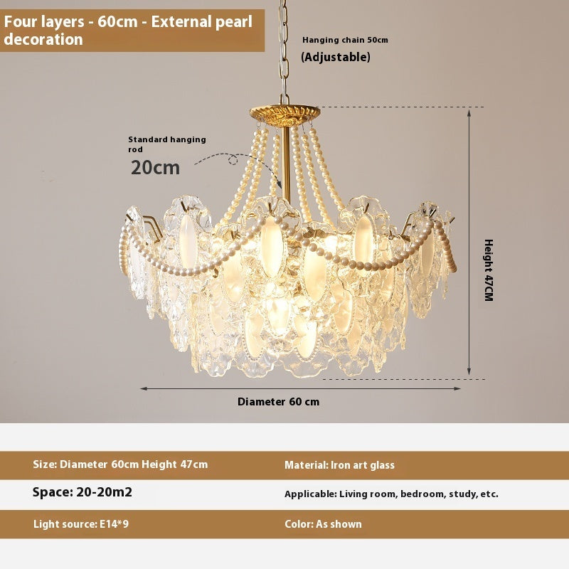 Post-Modern Luxury Of French Bedroom Chandelier
