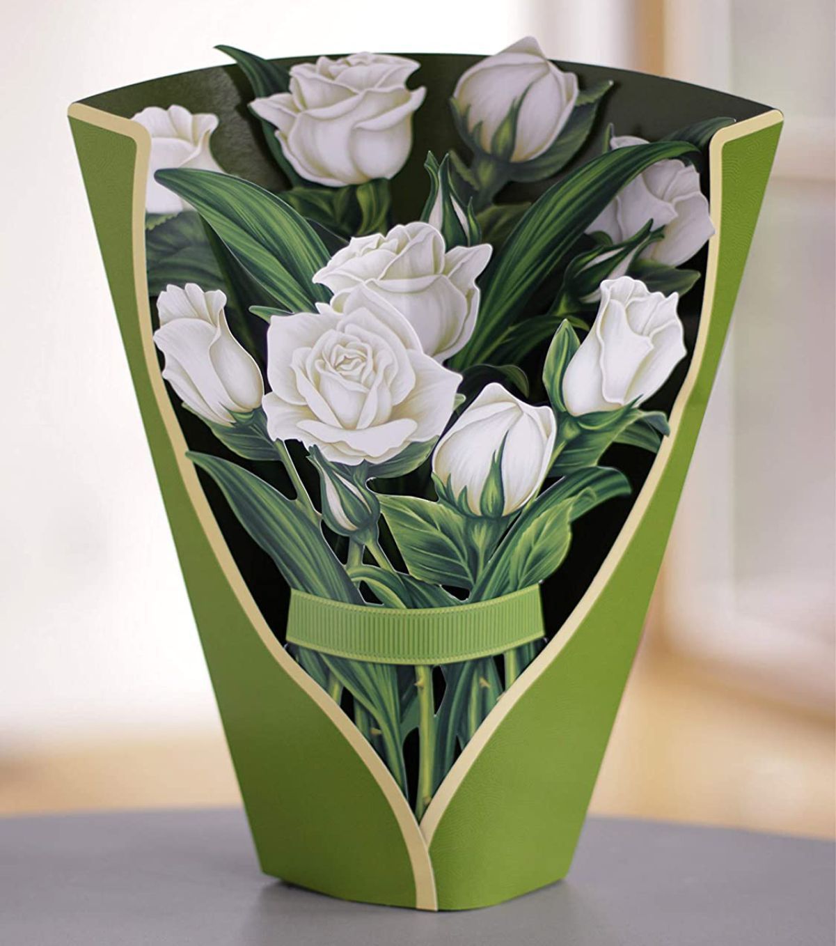 3D Three-Dimensional Flower Bridal Bouquet Teacher's Day Paper Carving Crafts