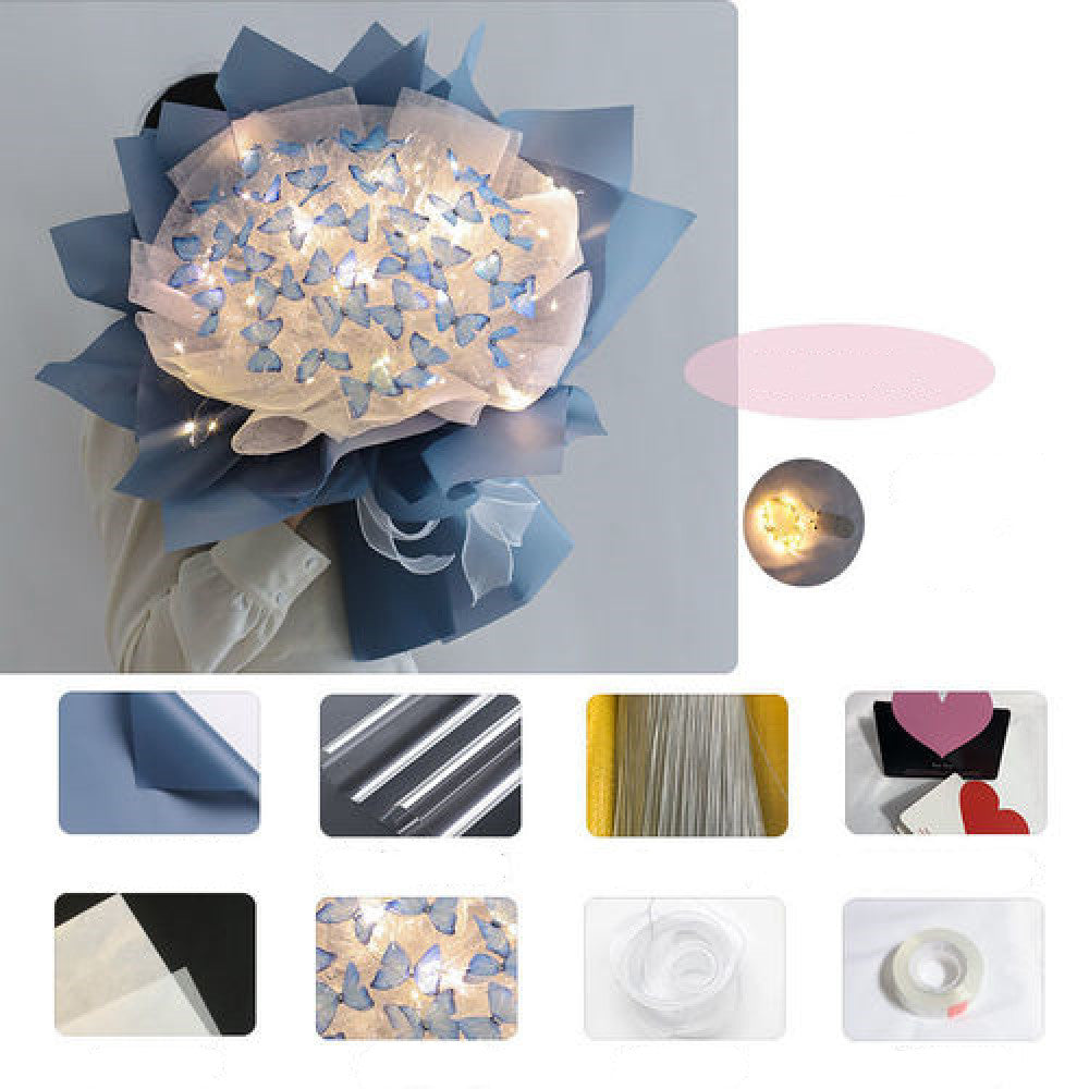 Creative Butterfly Bouquet Material Bag