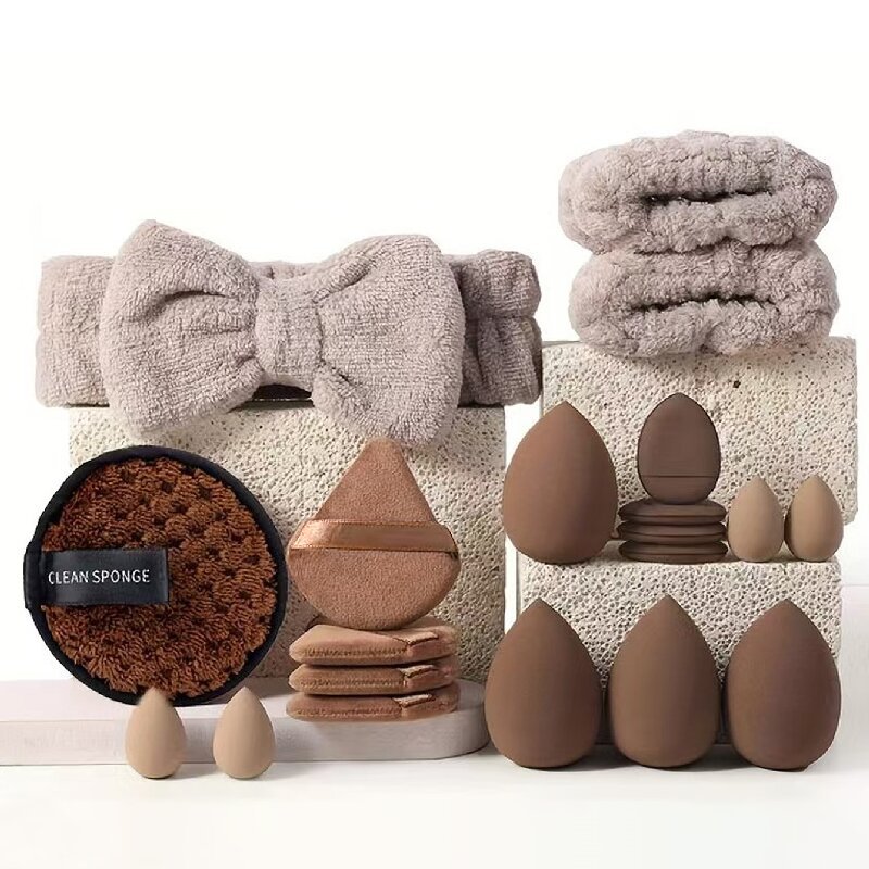 40pcs Beauty Tools Major Combination Suit Face Wash Makeup Full Set