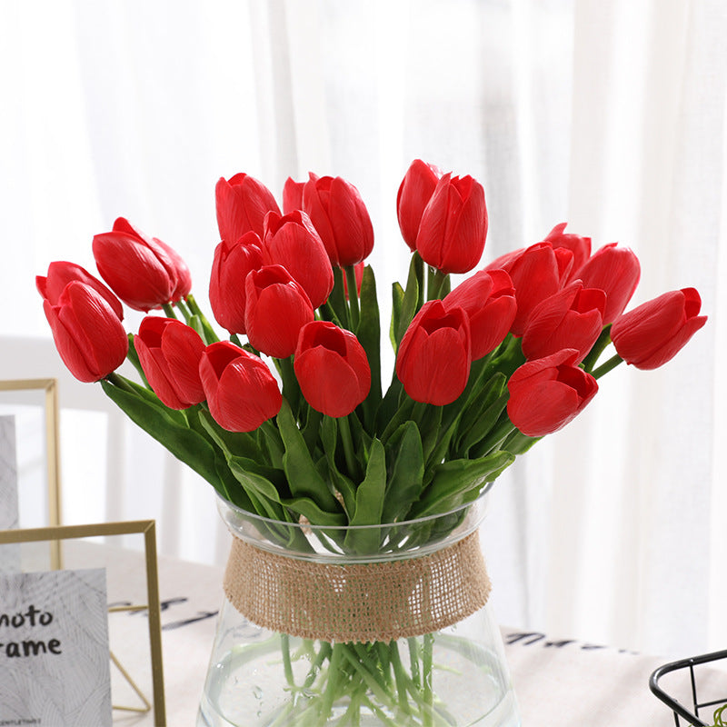 PU Mini Tulip Simulation Flower