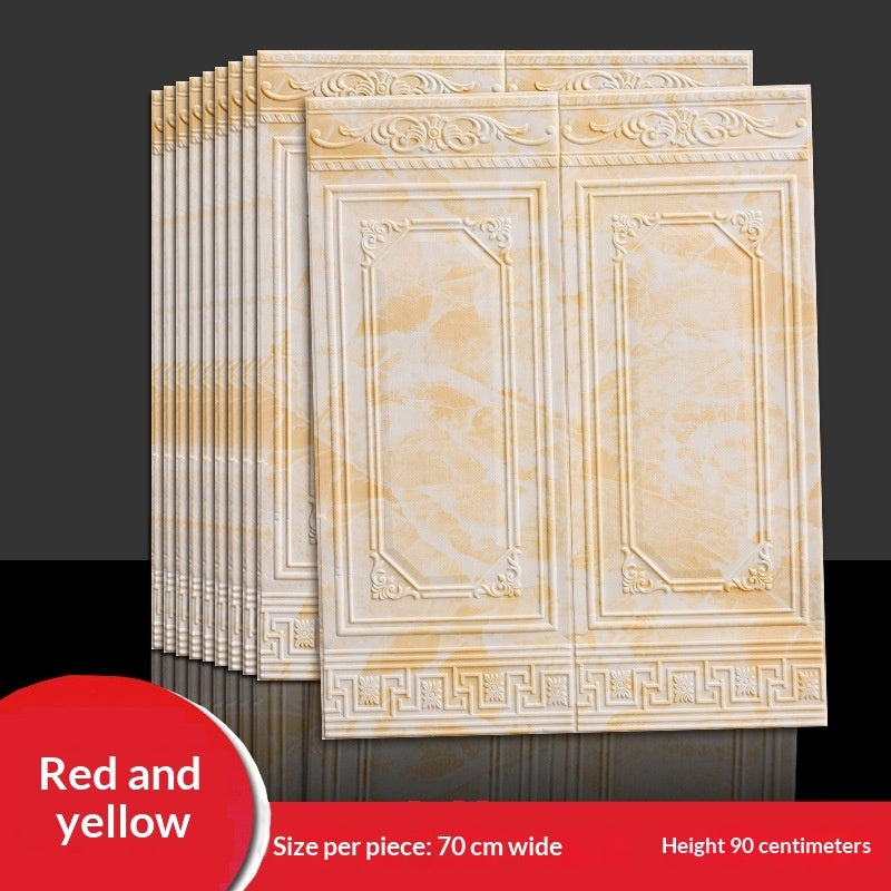 Waterproof, Impact-Resistant Self-Adhesive 3D Wall Stickers