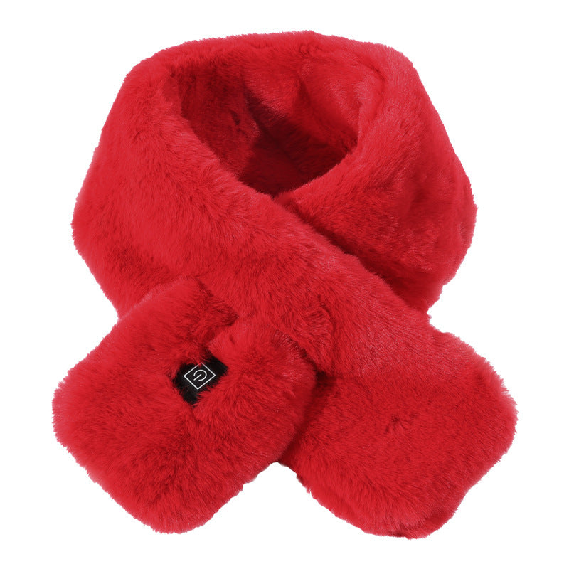 Heating Scarf USB Electric Heated Neck Wrap Heating Pad Pain Relief Three-Gear Temperature Control Neck Warmer For Women Men