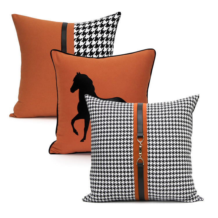 Simple And Luxurious Model Room Pillowcase
