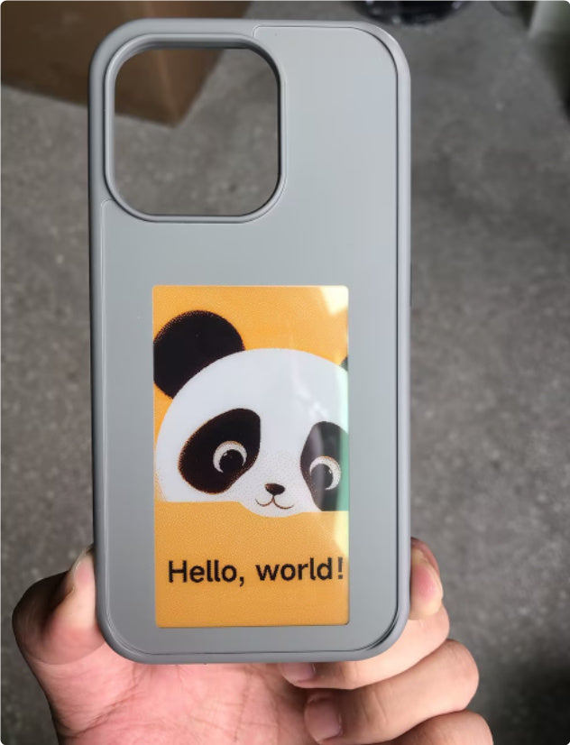 E-Ink Screen Phone Case Unlimited Screen Projection Personalized Phone Cover Battery Free New Designer Luxury Phone Case