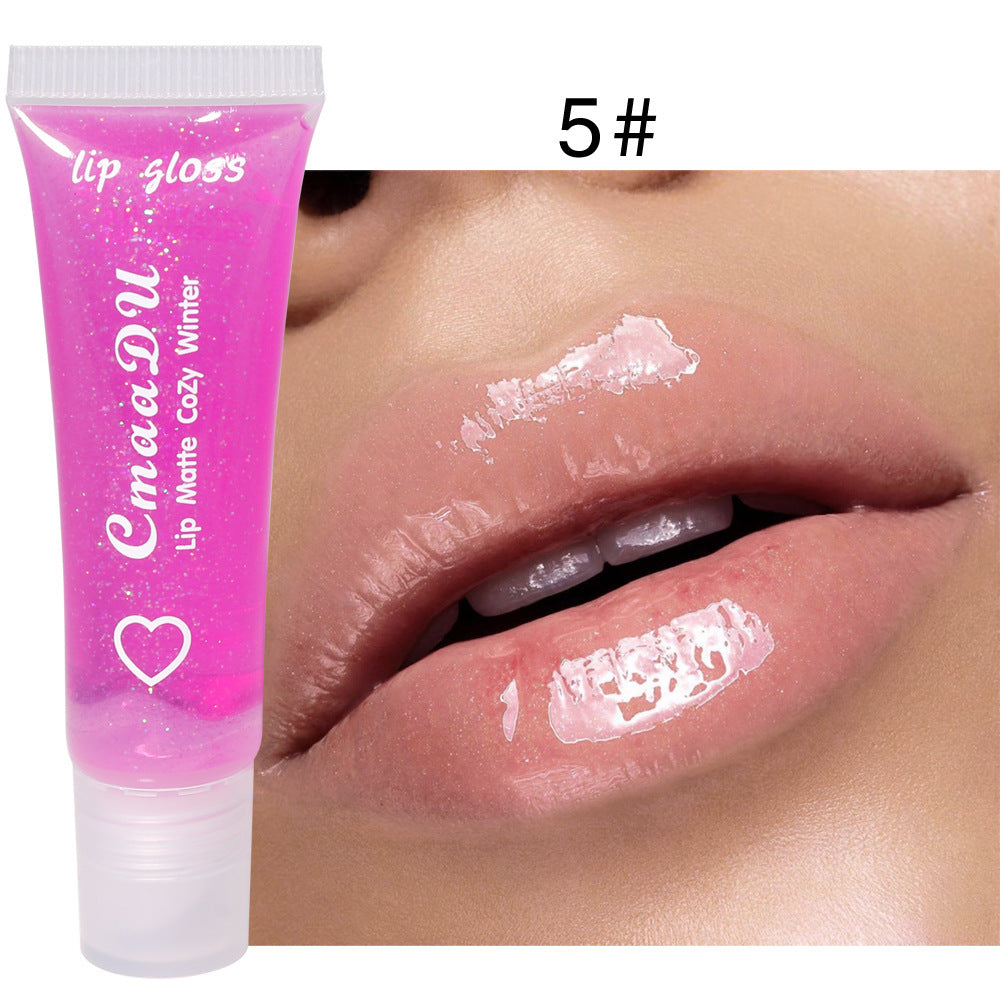 6 Colors Pure Transparent Moisturizing Lip Glaze