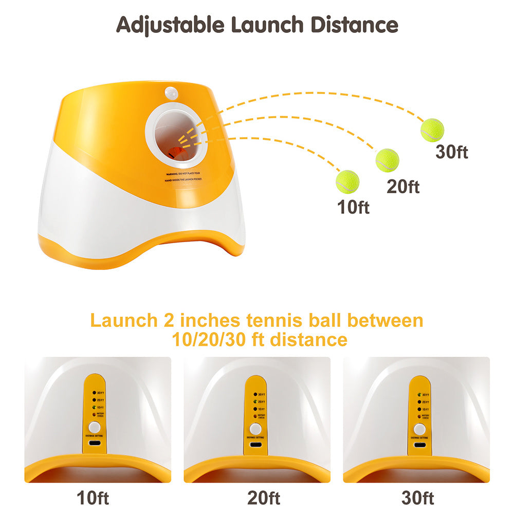 Automatic Throwing Machine Pet Outdoor Toy Ball Dog Tennis Launcher Dog Walking Tool