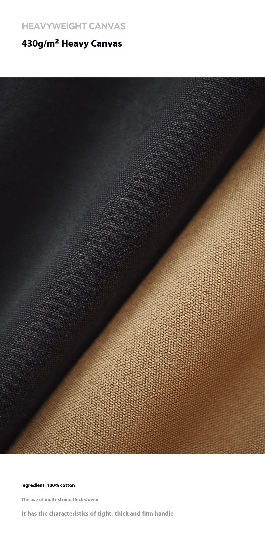 Canvas Turn-Down Collar Coat Men's Autumn