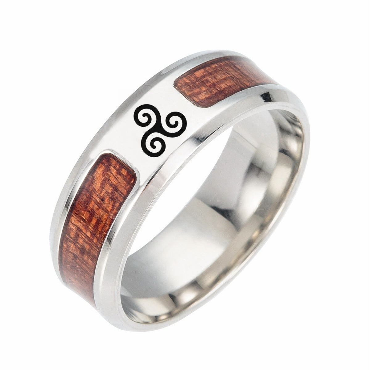 New Fashion Wood Grain Ring