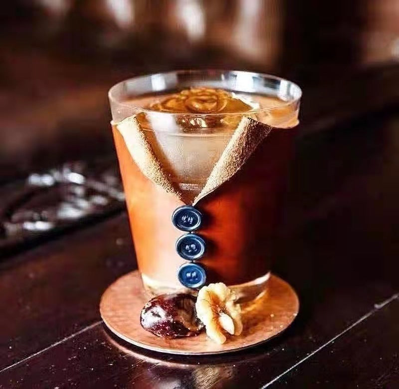 First Layer Cowhide Bar Whiskey Cup Cover