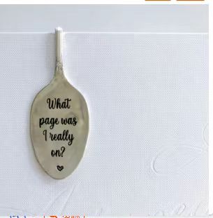 Spoon Book Mark Carving Bookmark