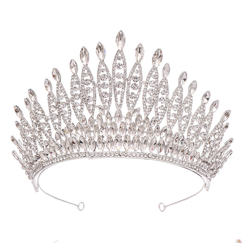 Fashion Women's Alloy Crystal Crown Headwear