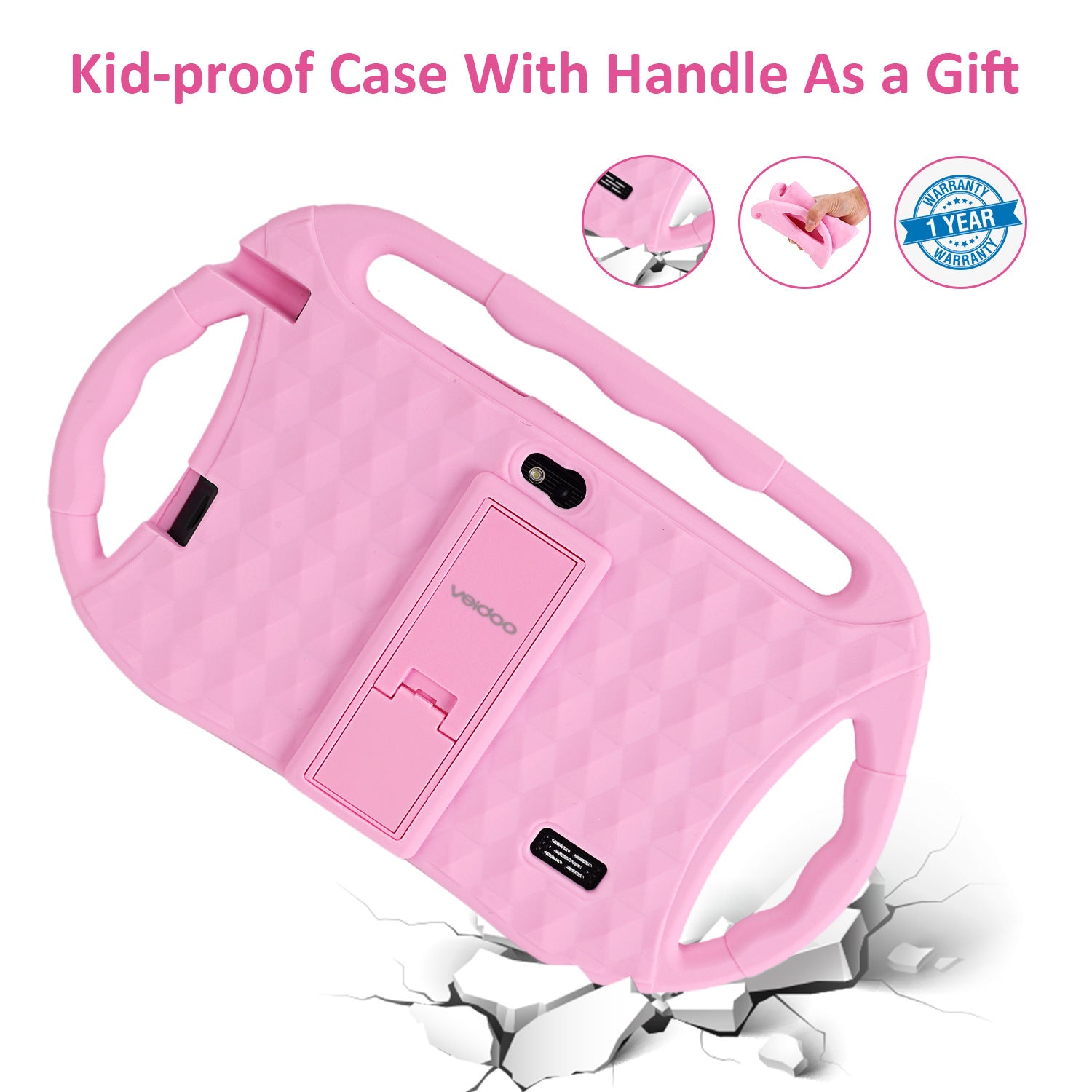 7 Inch Children's Tablet Pc Single Handle Smart Tutoring High Definition Video Machine