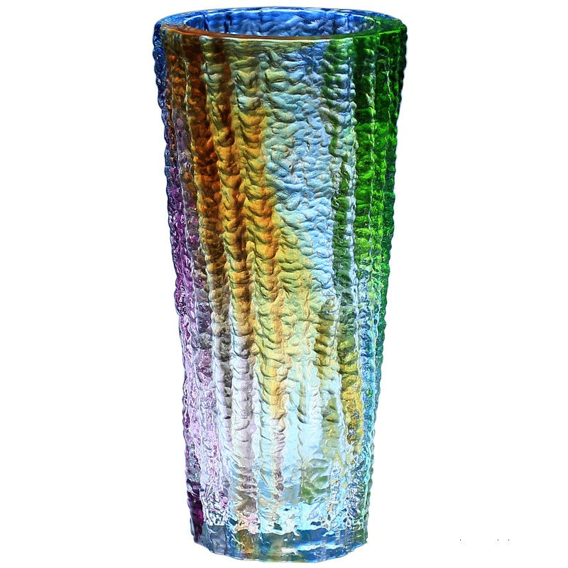 Lustrous Large Vase Ornament Glass Craftwork