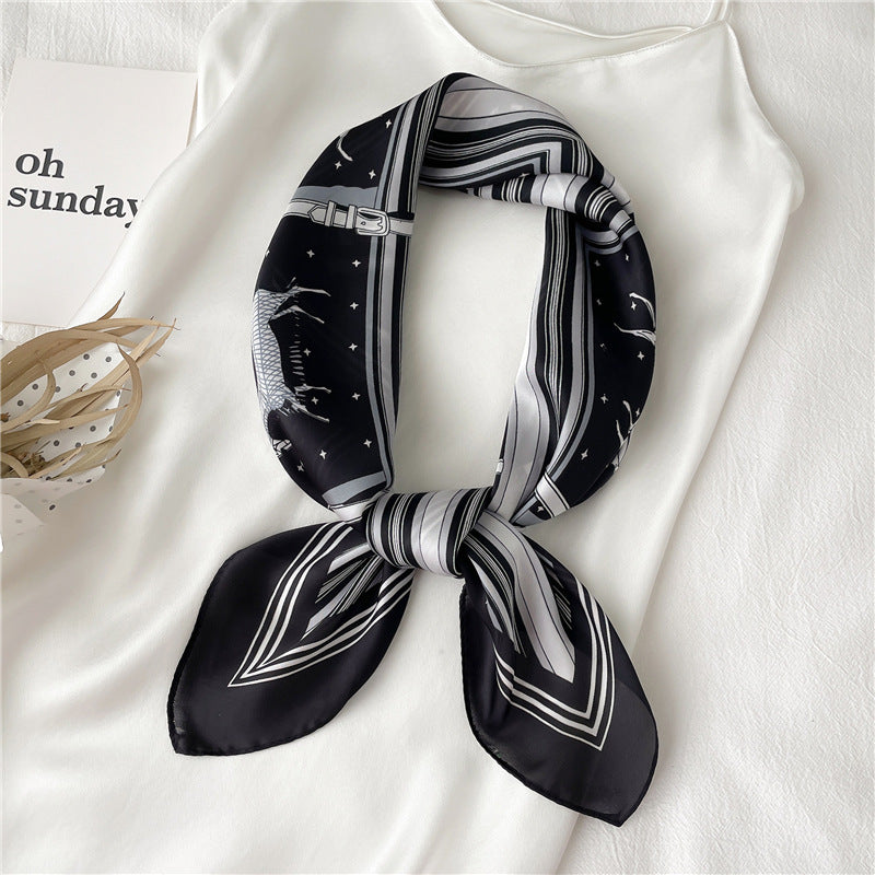 Luxury Wind Square 70cm Thin AutumnWinter Scarf
