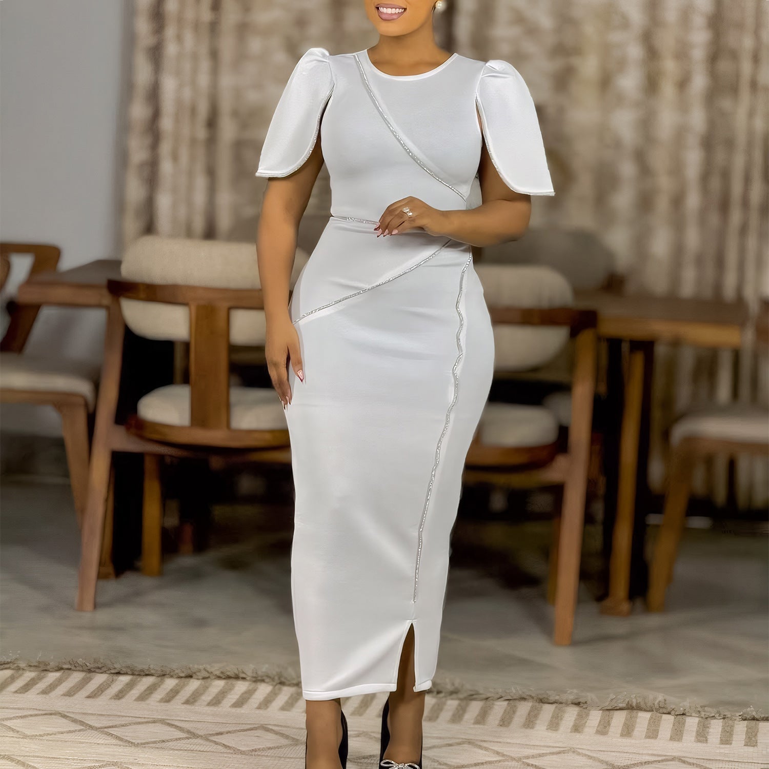 Elegant Banquet Formal Long Dress Africa