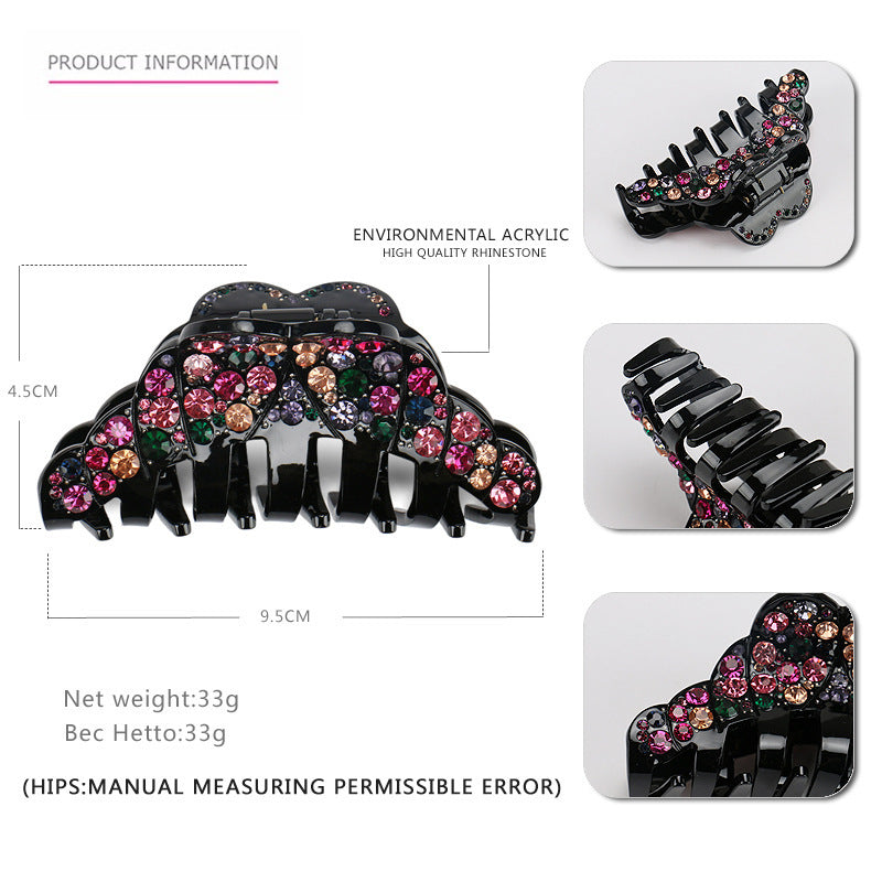 Women's Rhinestone Acetate Grip Rhinestone Hair Accessories