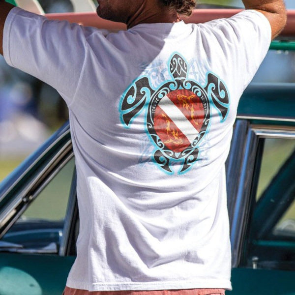 New Fashion Casual Digital Printed Round Neck Short-sleeved T-Shirt Men's Wholesale