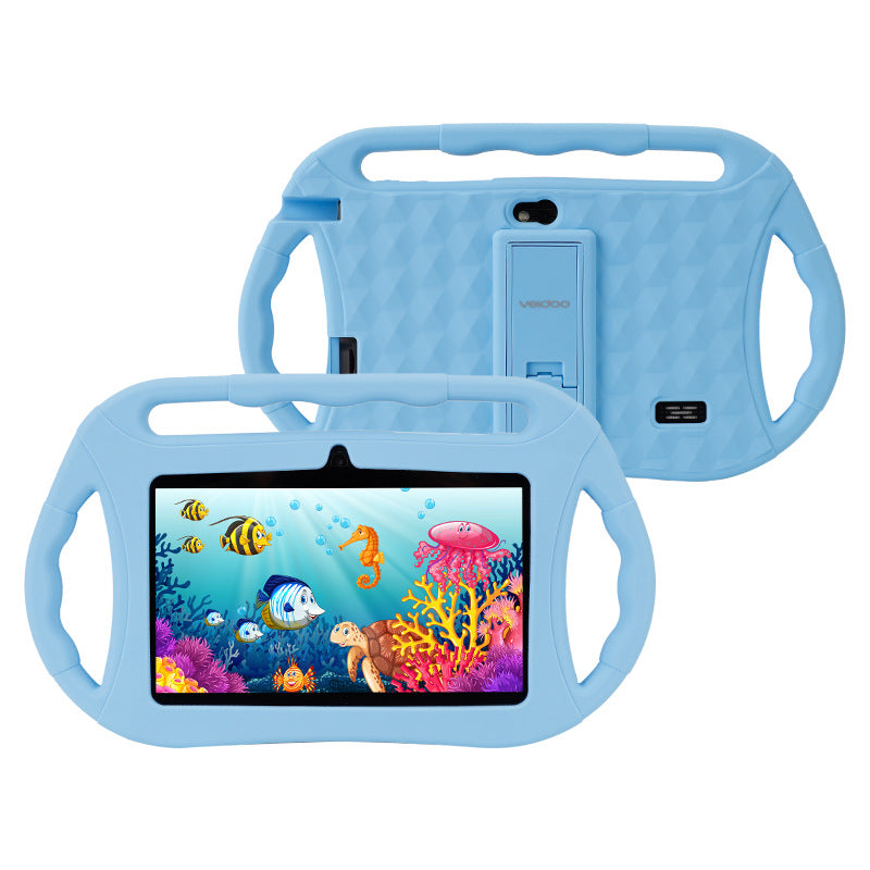 7 Inch Children's Tablet Pc Single Handle Smart Tutoring High Definition Video Machine