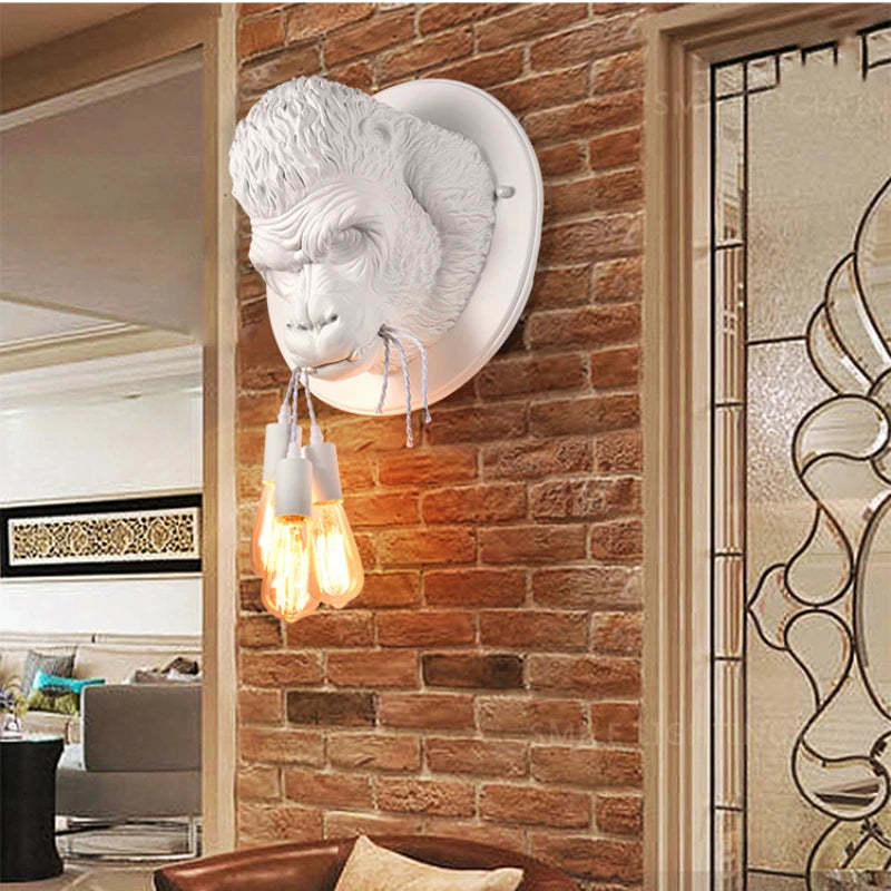 Personalized Animal Wall Lamp Living Room Bedroom Decoration Aisle Light