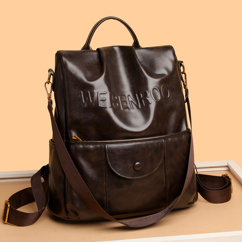 New Stylish Preppy-Style Versatile Casual Womens Backpack