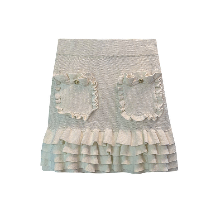 Skirt Thickened Versatile Ruffle Heavy Industry Group A