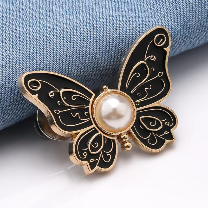 Removable Nail-Free Butterfly Belt Buckle