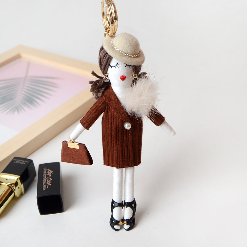 Fur Accessories Female Lady Mink Hair Pendant