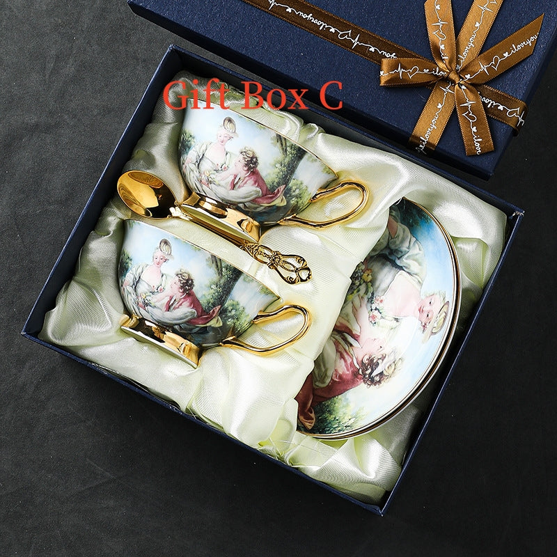 Coffee Set Suit In Blue Beauty